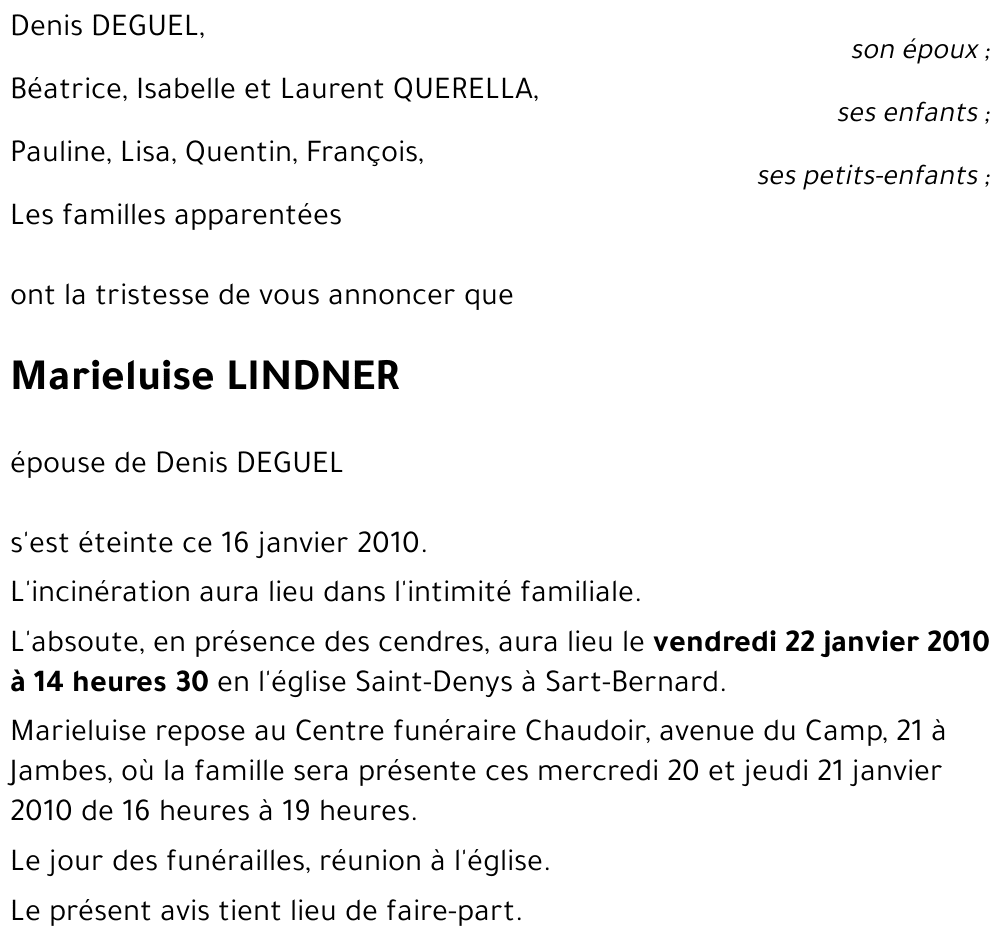 Marieluise LINDNER