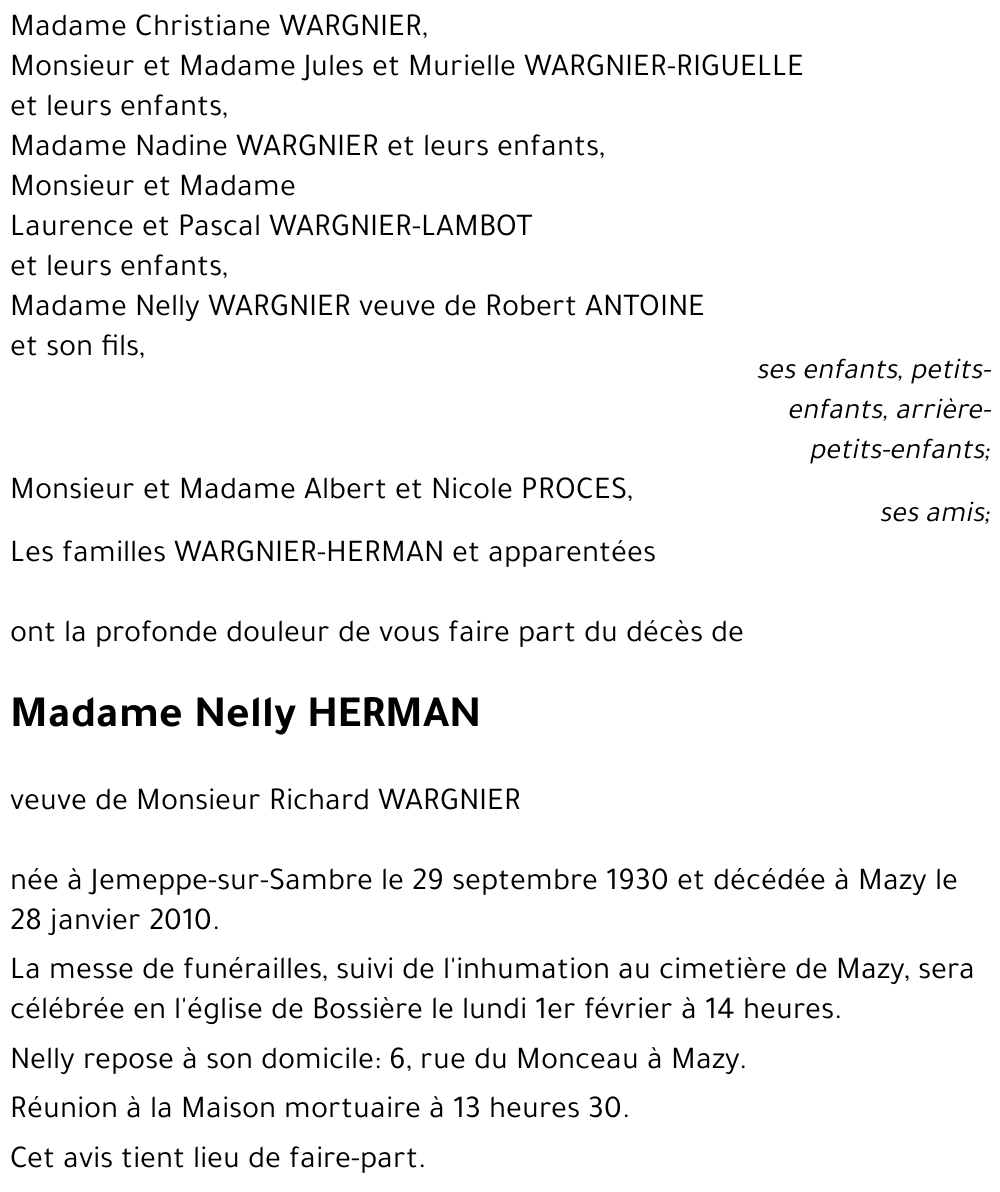 Nelly HERMAN