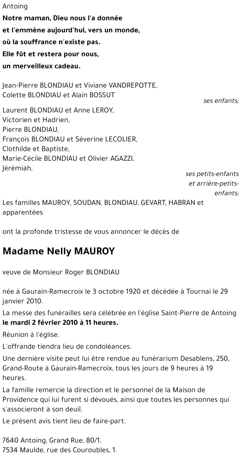 Nelly MAUROY