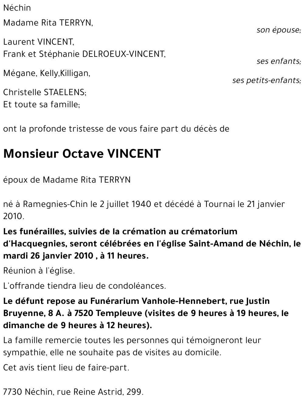 Octave VINCENT