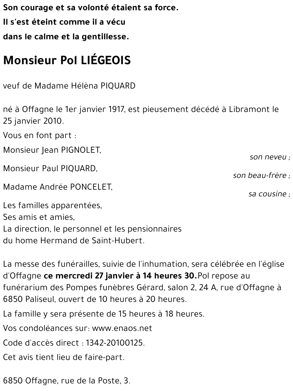 Pol LIÉGEOIS