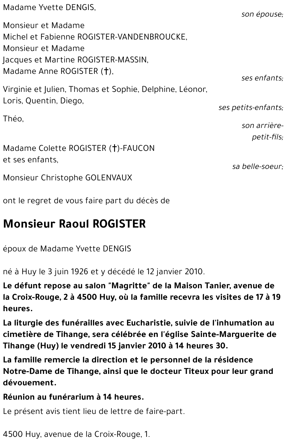 Raoul ROGISTER