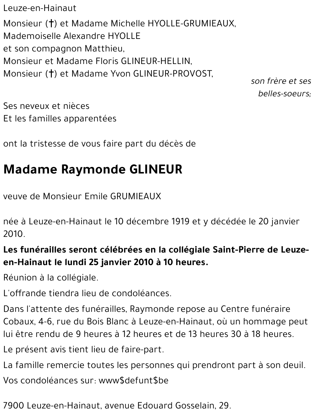 Raymonde Glineur