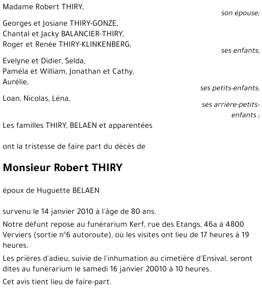 Robert THIRY