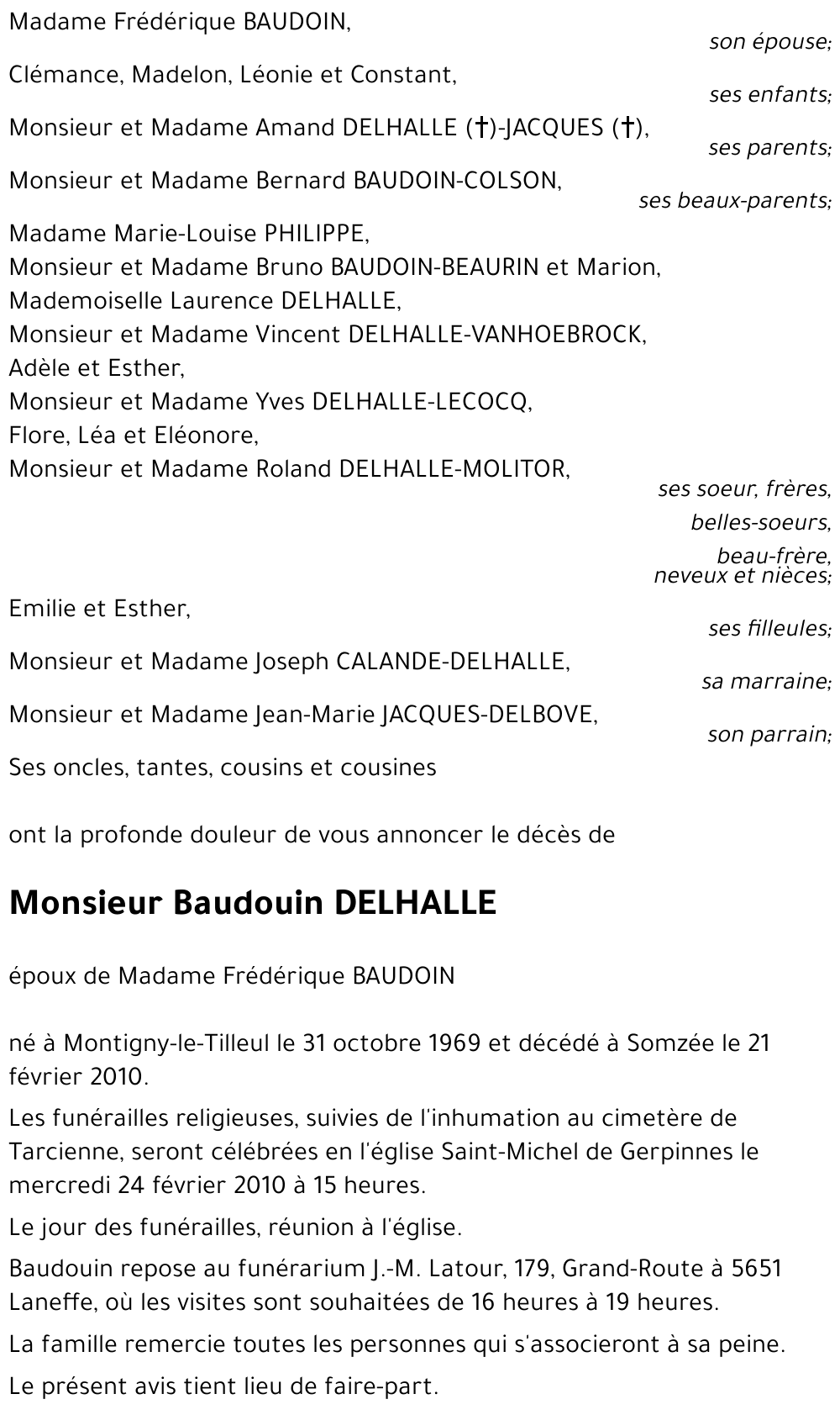 Baudouin DELHALLE