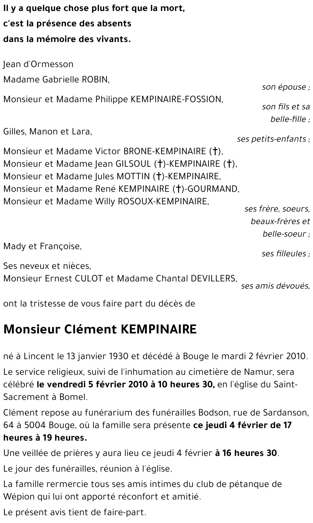 Clément KEMPINAIRE
