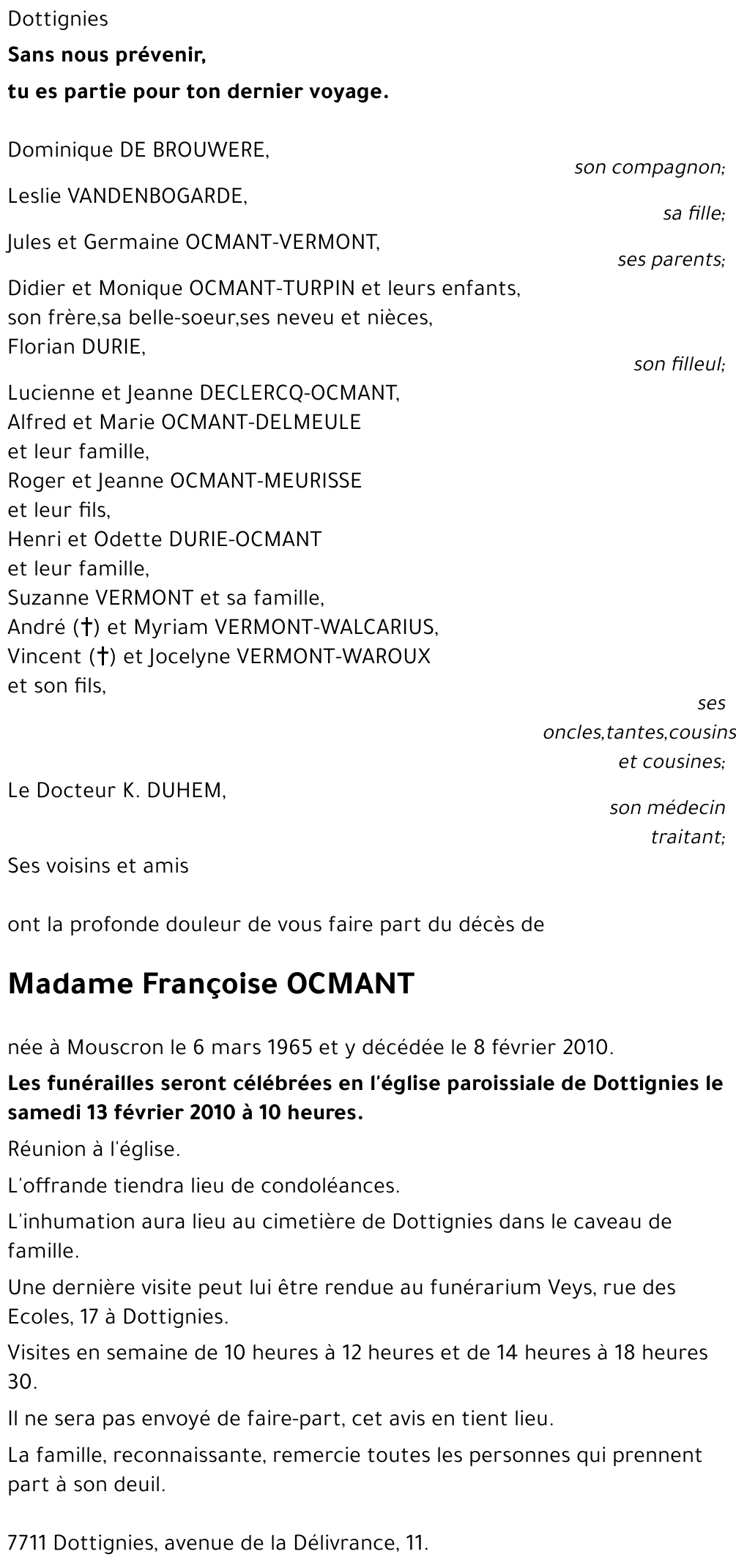 Françoise OCMANT