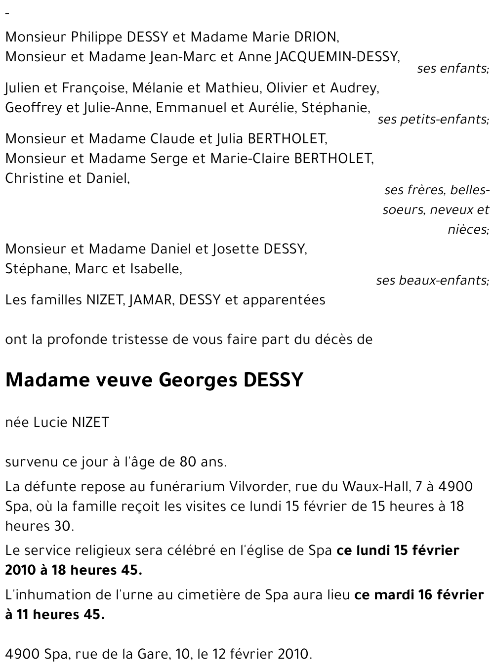 Georges DESSY