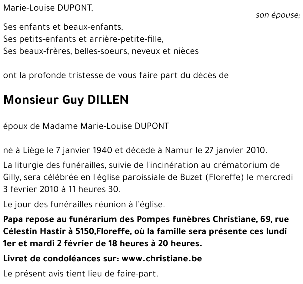 Guy DILLEN