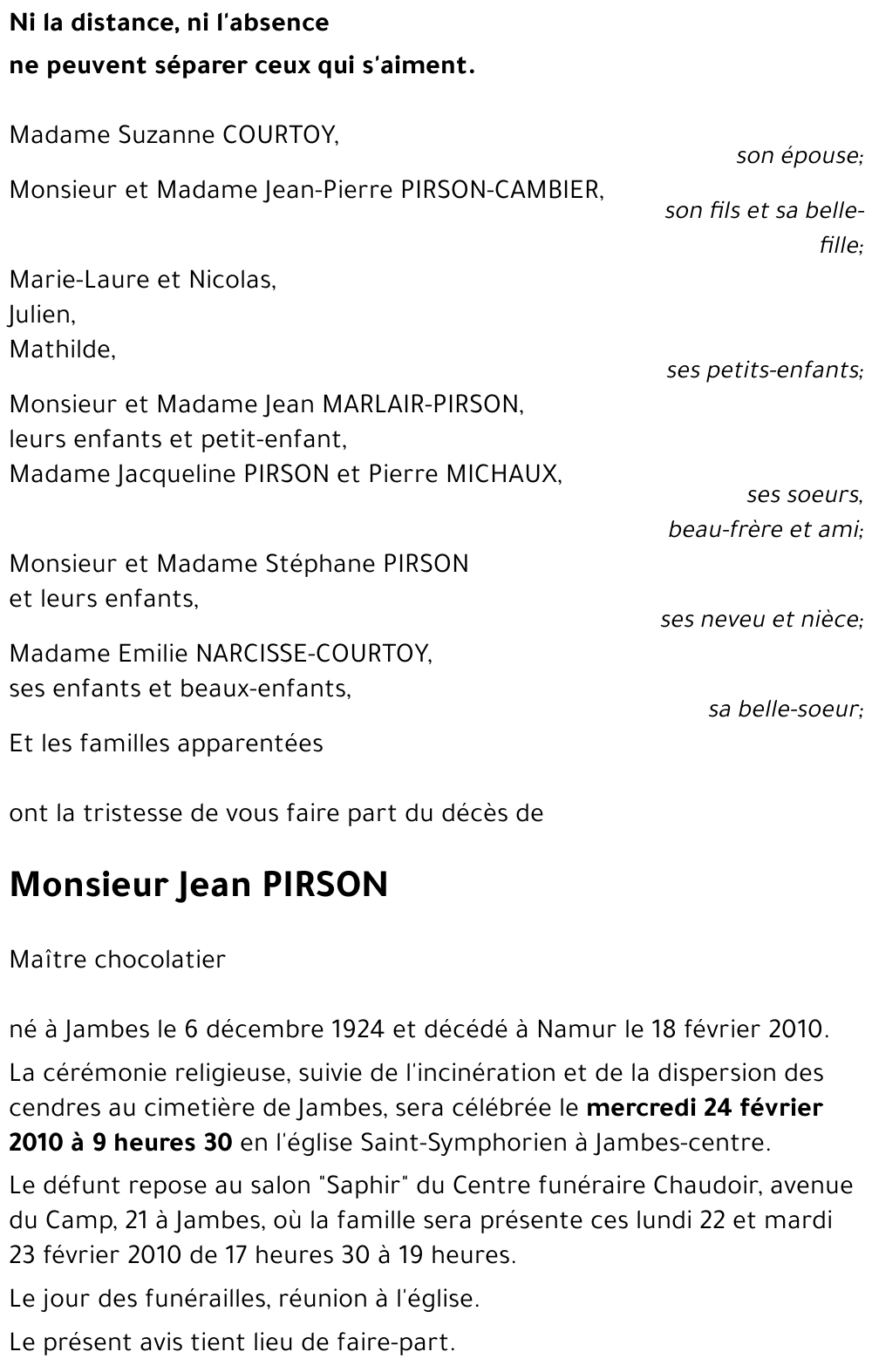 Jean PIRSON