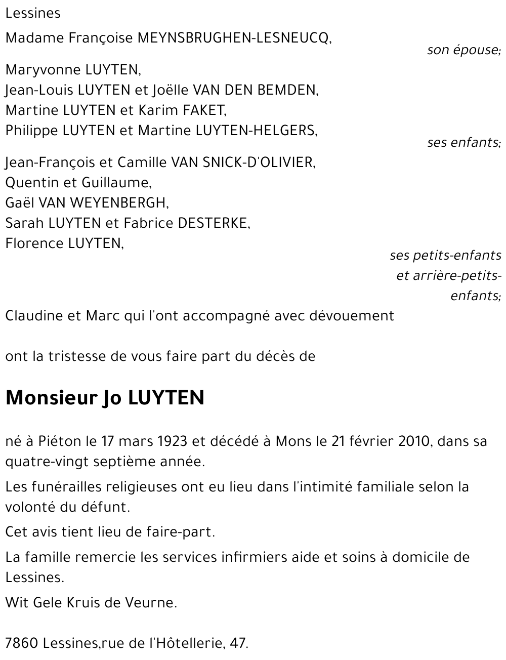 Jo Luyten