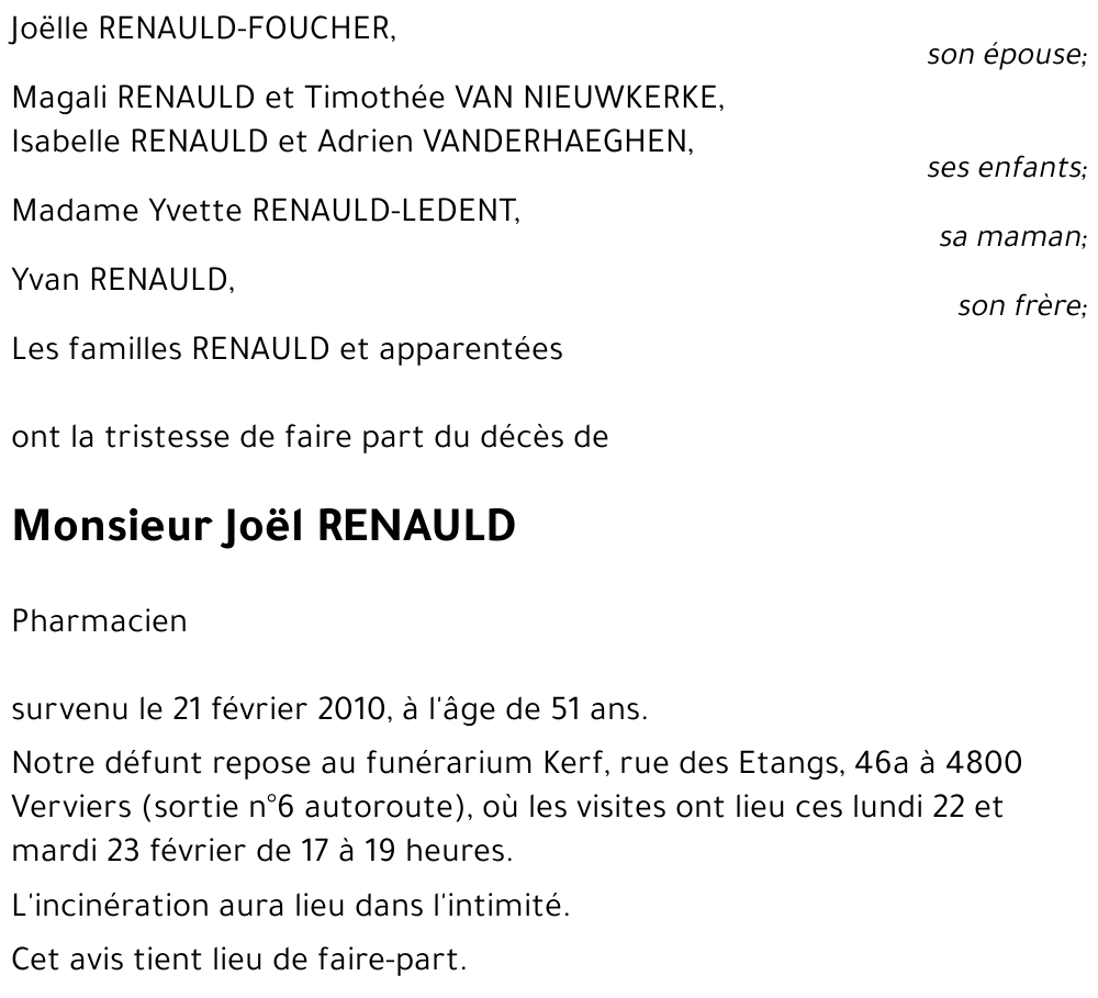 Joël RENAULD