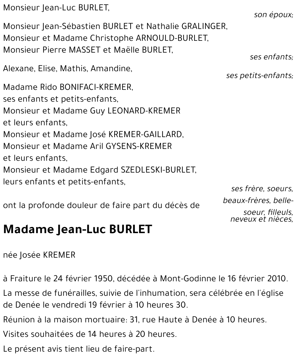 Josée Kremer