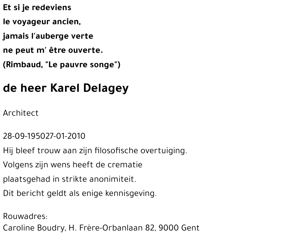 Karel Delagey