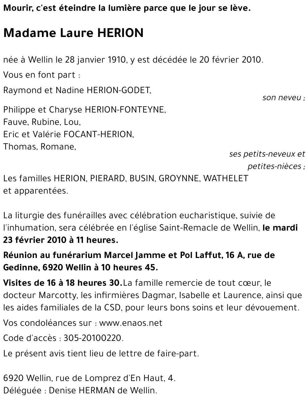 Laure HERION