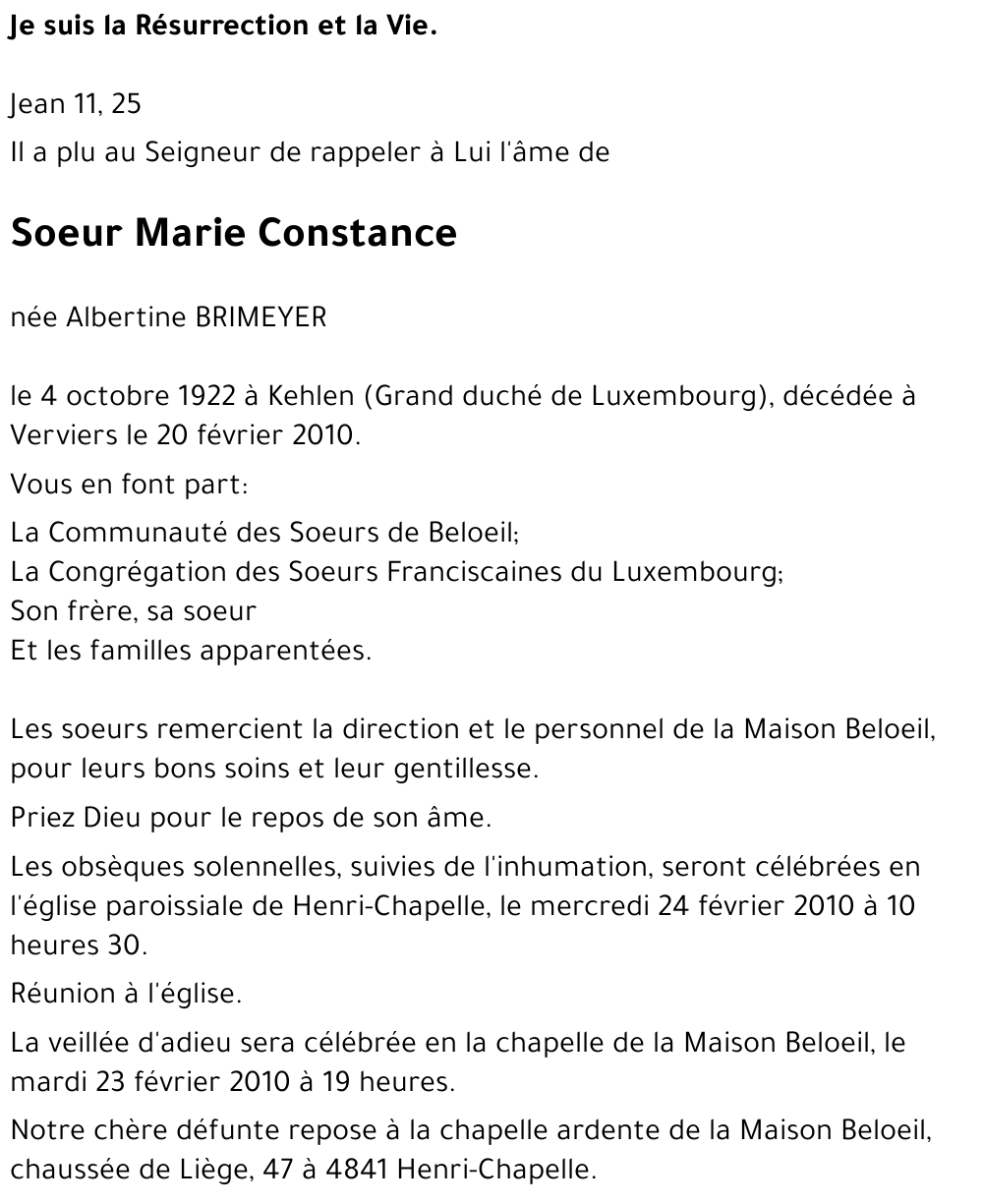 Marie Constance