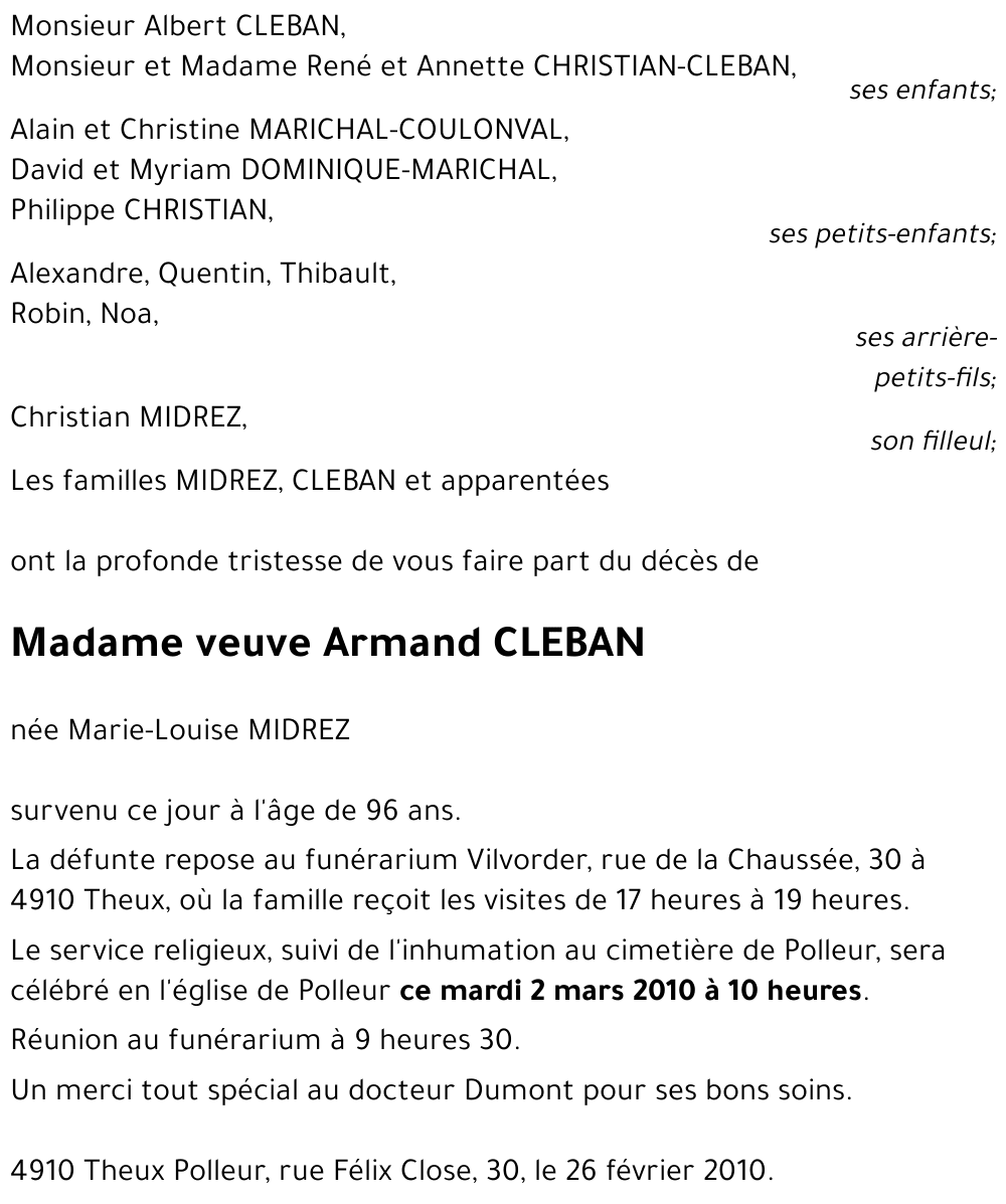Marie-Louise MIDREZ