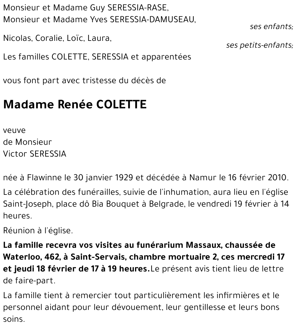 Renée COLETTE