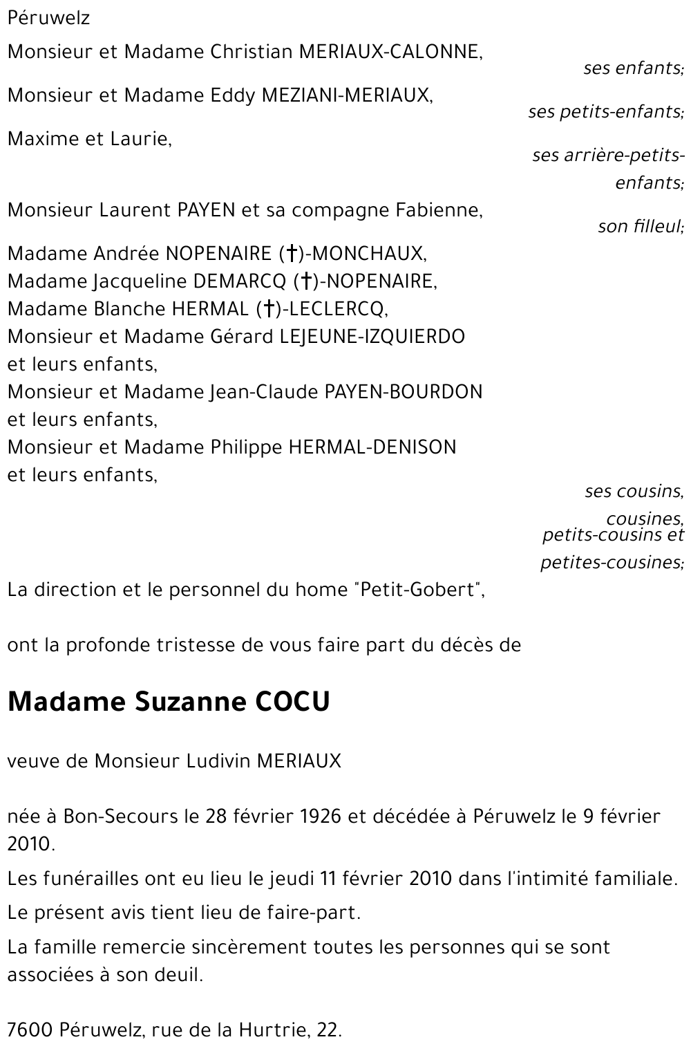 Suzanne cocu