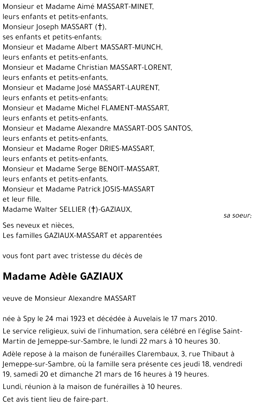 Adèle GAZIAUX