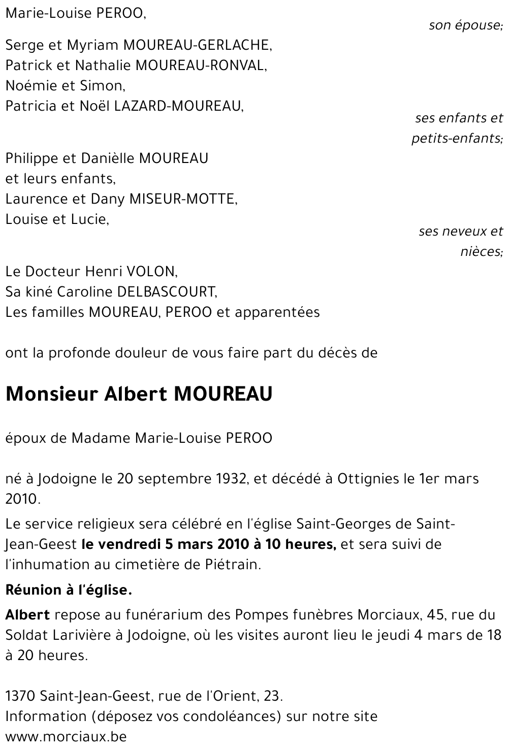 Albert MOUREAU