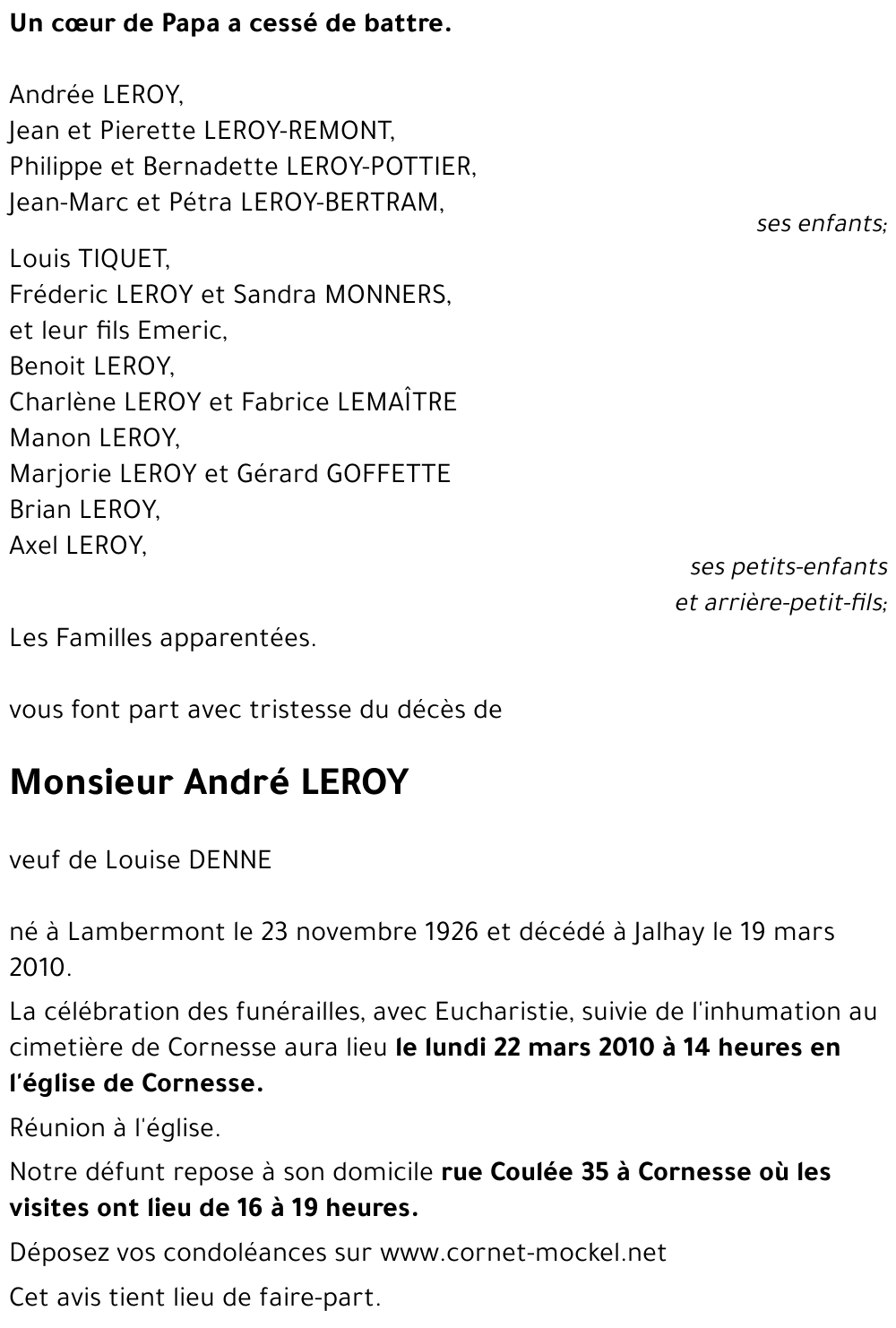 André LEROY