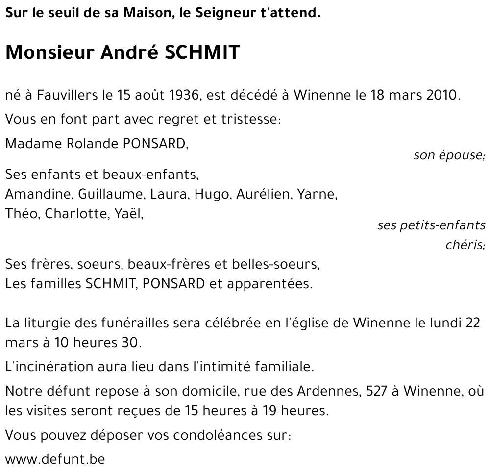 André SCHMIT