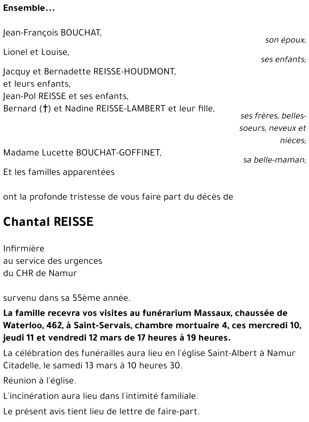 Chantal REISSE