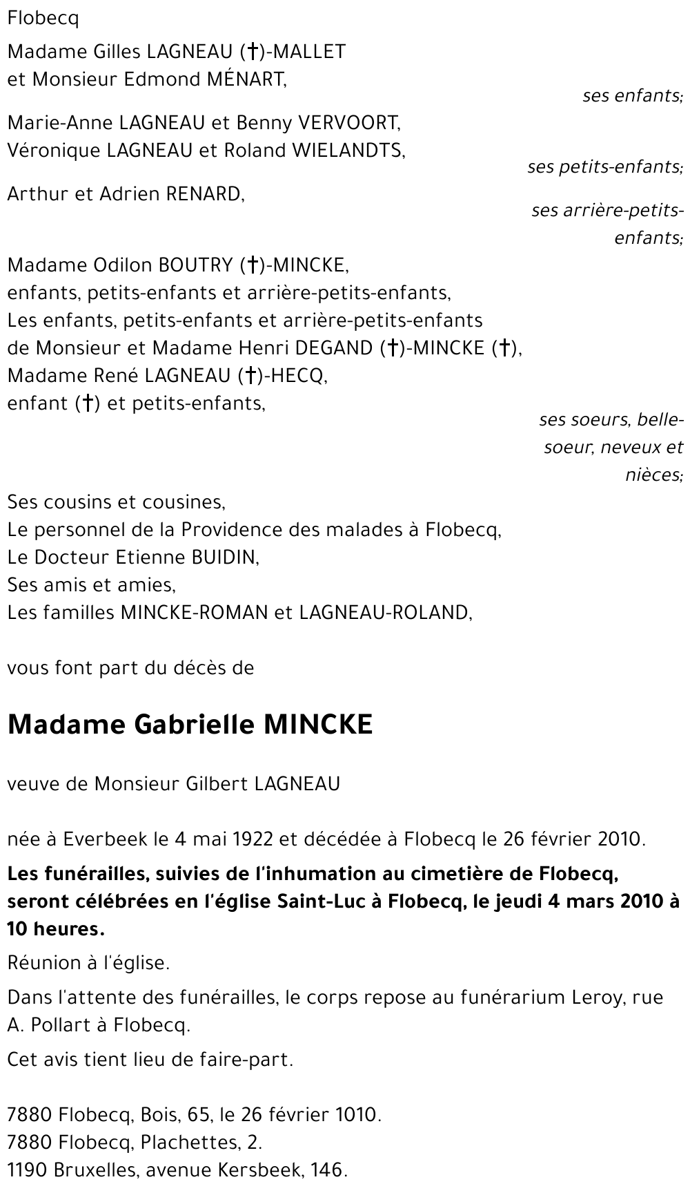 Gabrielle MINCKE