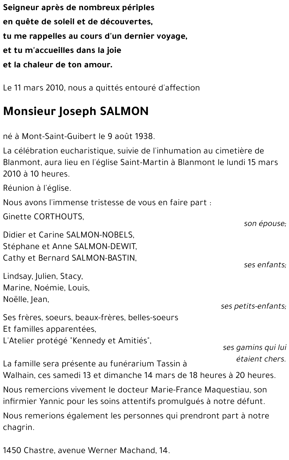 Joseph SALMON