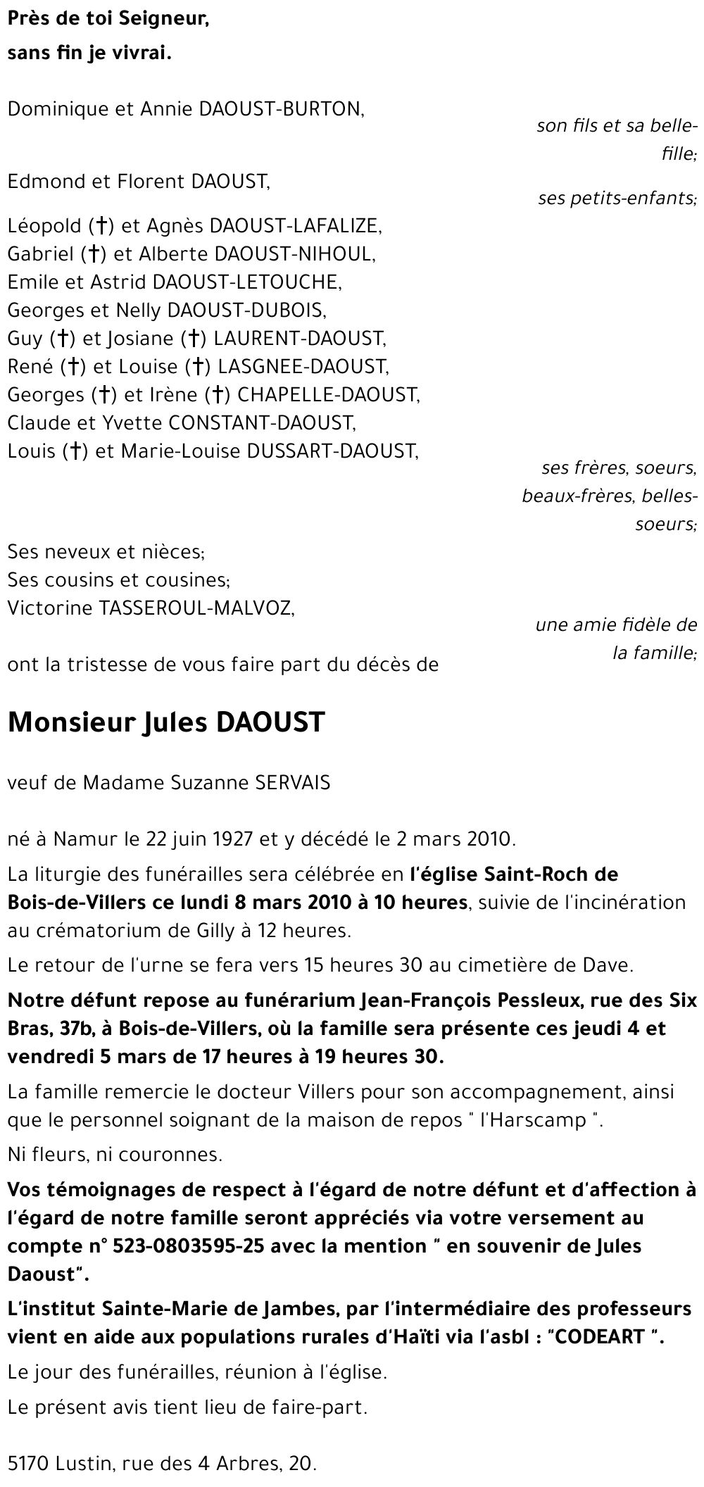 Jules DAOUST