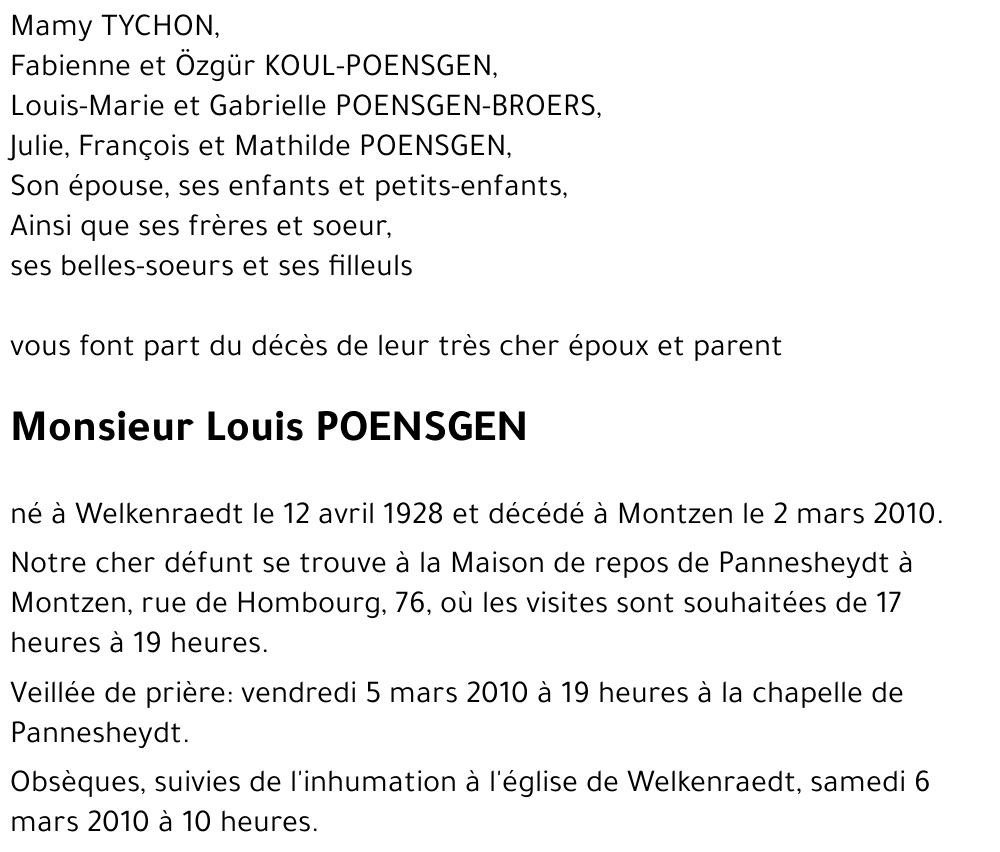 Louis POENSGEN