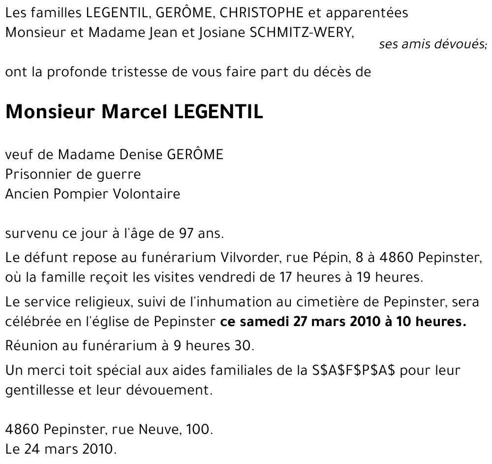 Marcel LEGENTIL