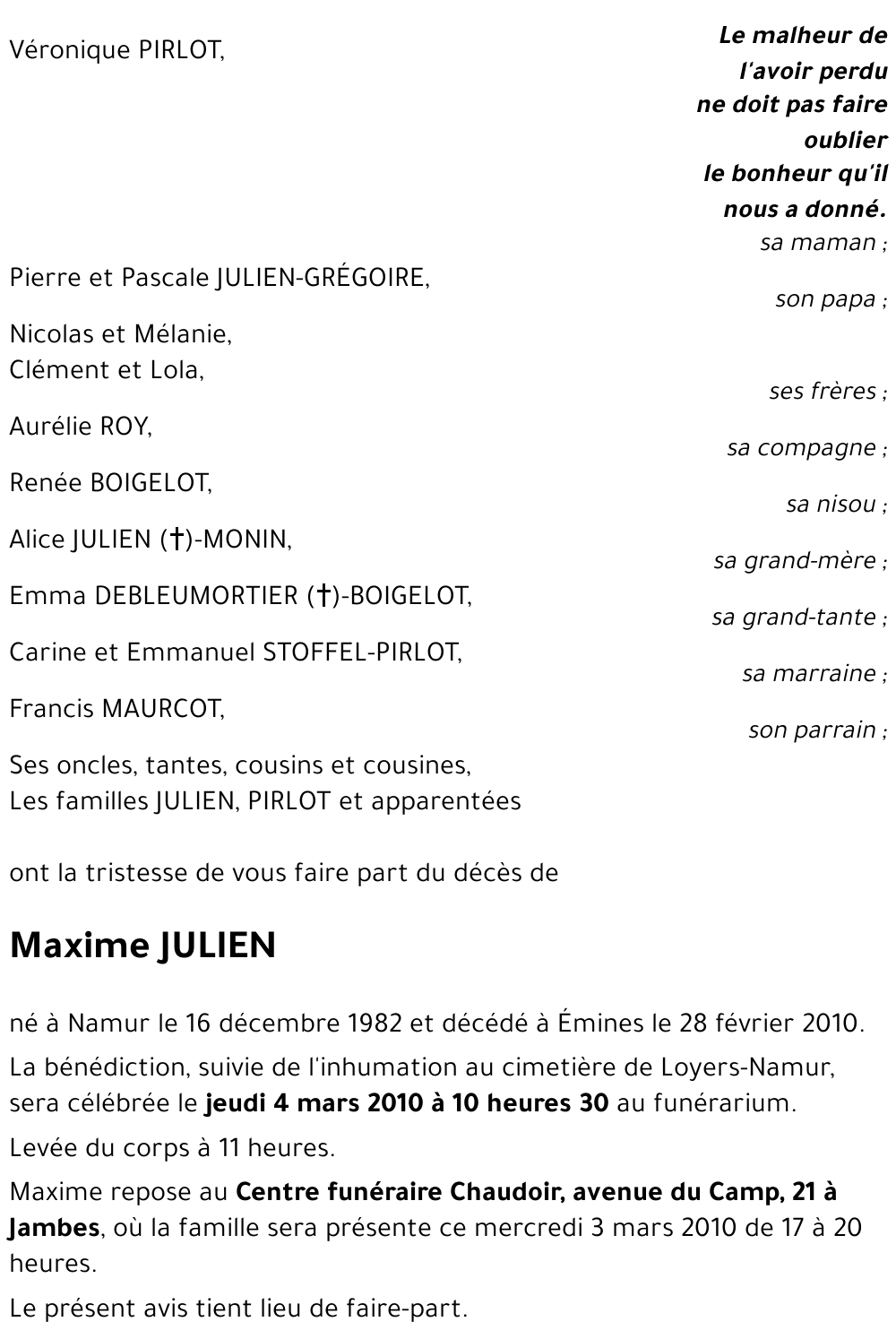 Maxime JULIEN