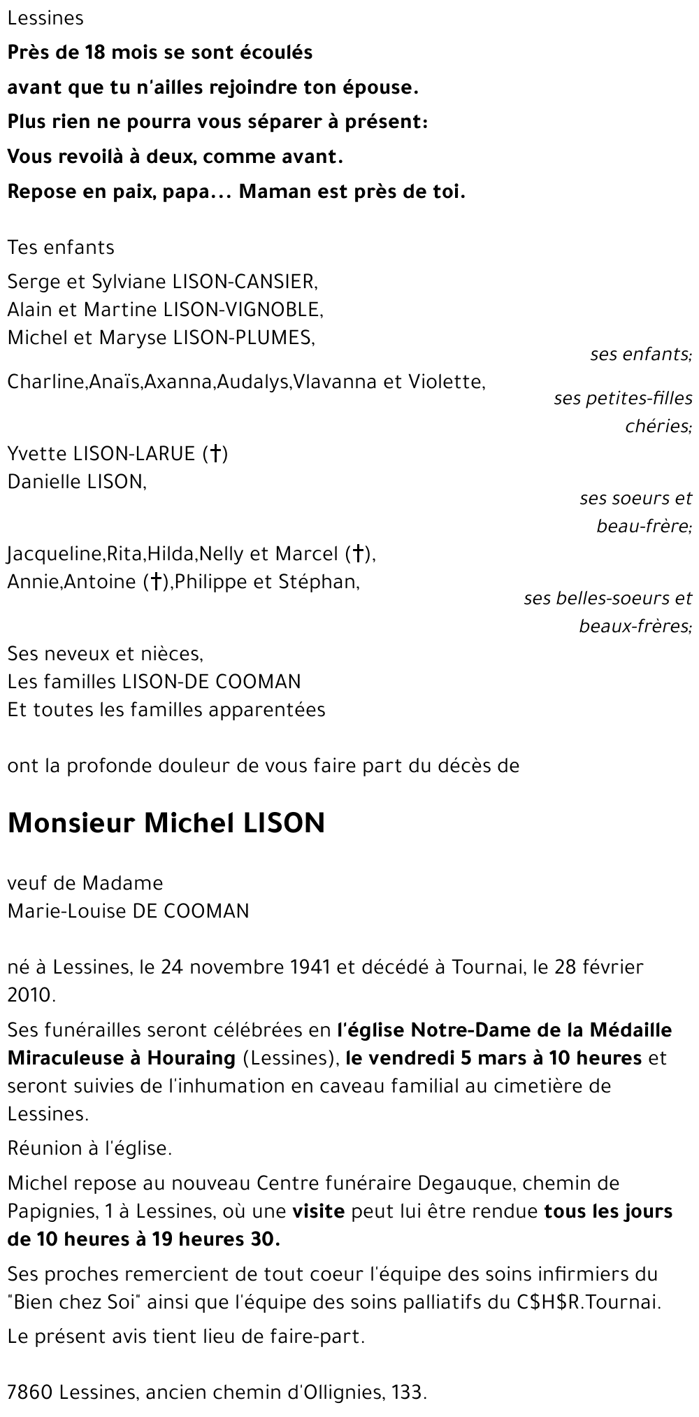 Michel LISON