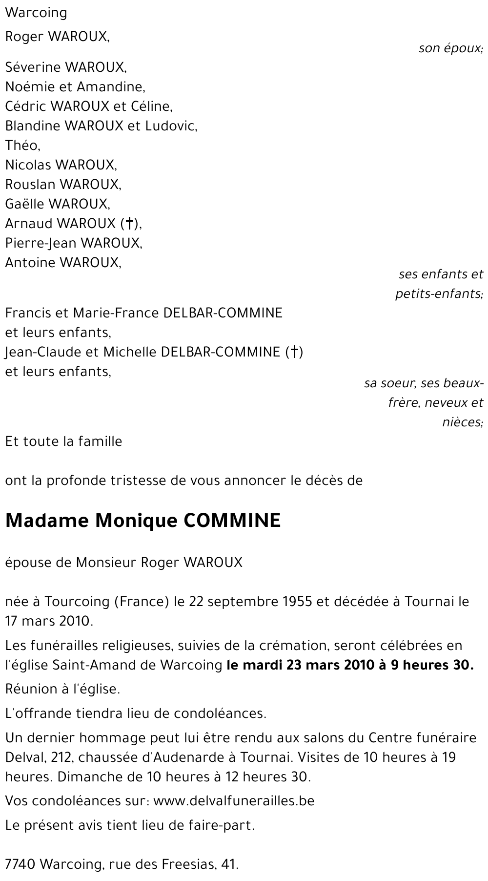 Monique COMMINE