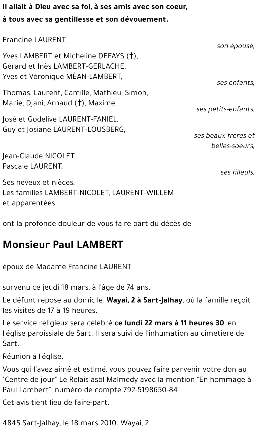 Paul LAMBERT