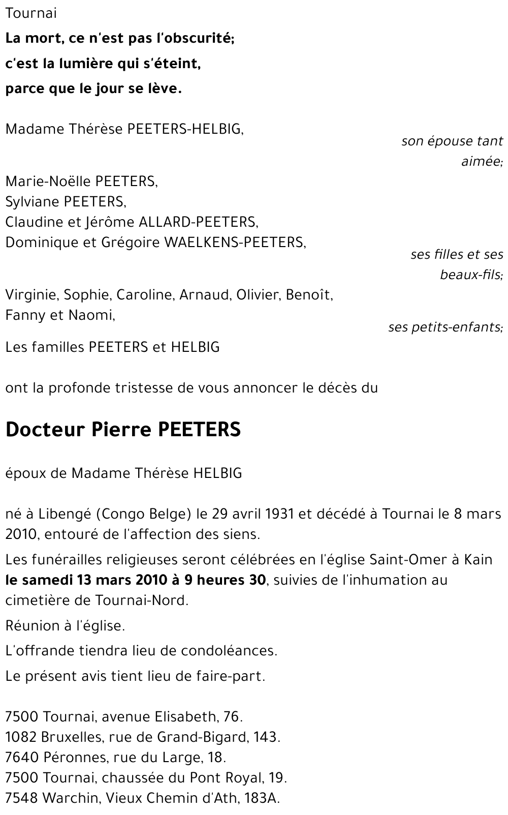 Pierre PEETERS