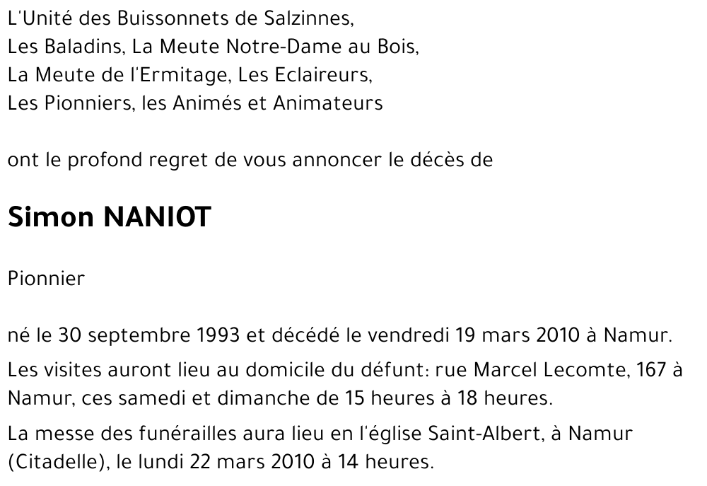 Simon NANIOT