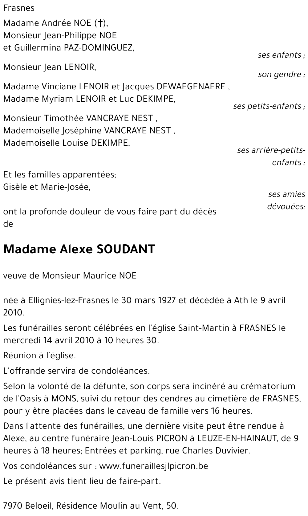 Alexe SOUDANT