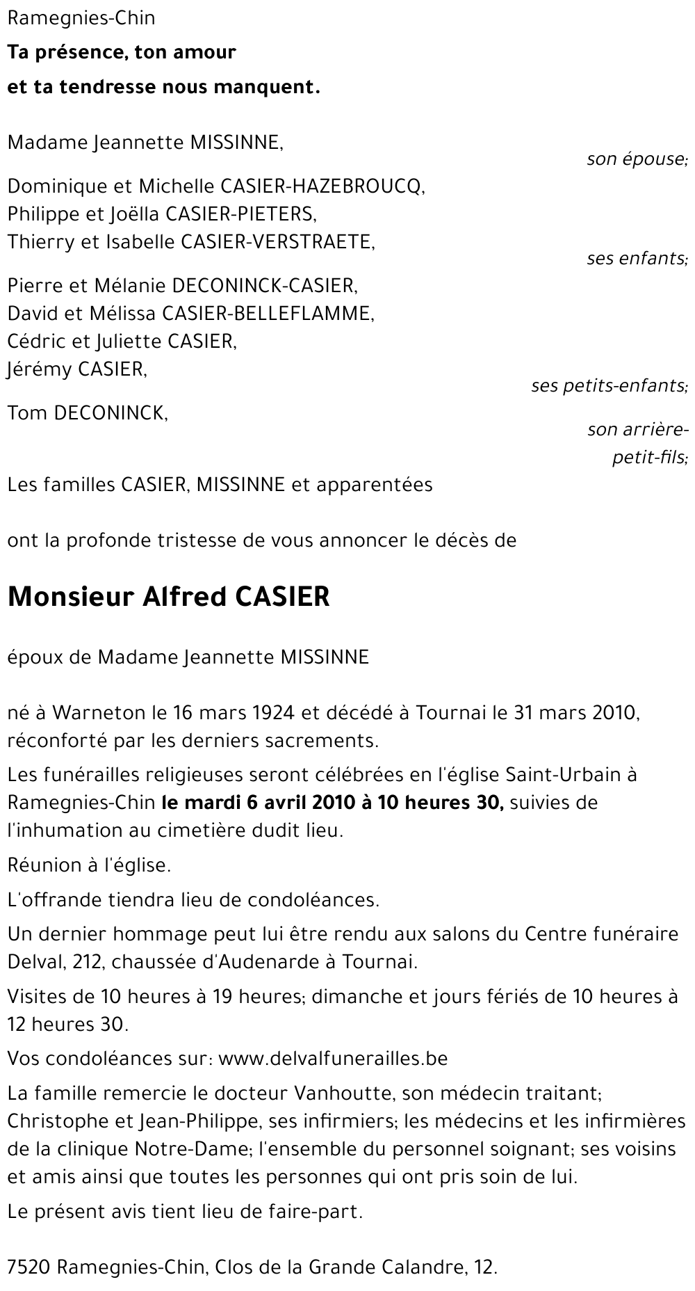 Alfred CASIER