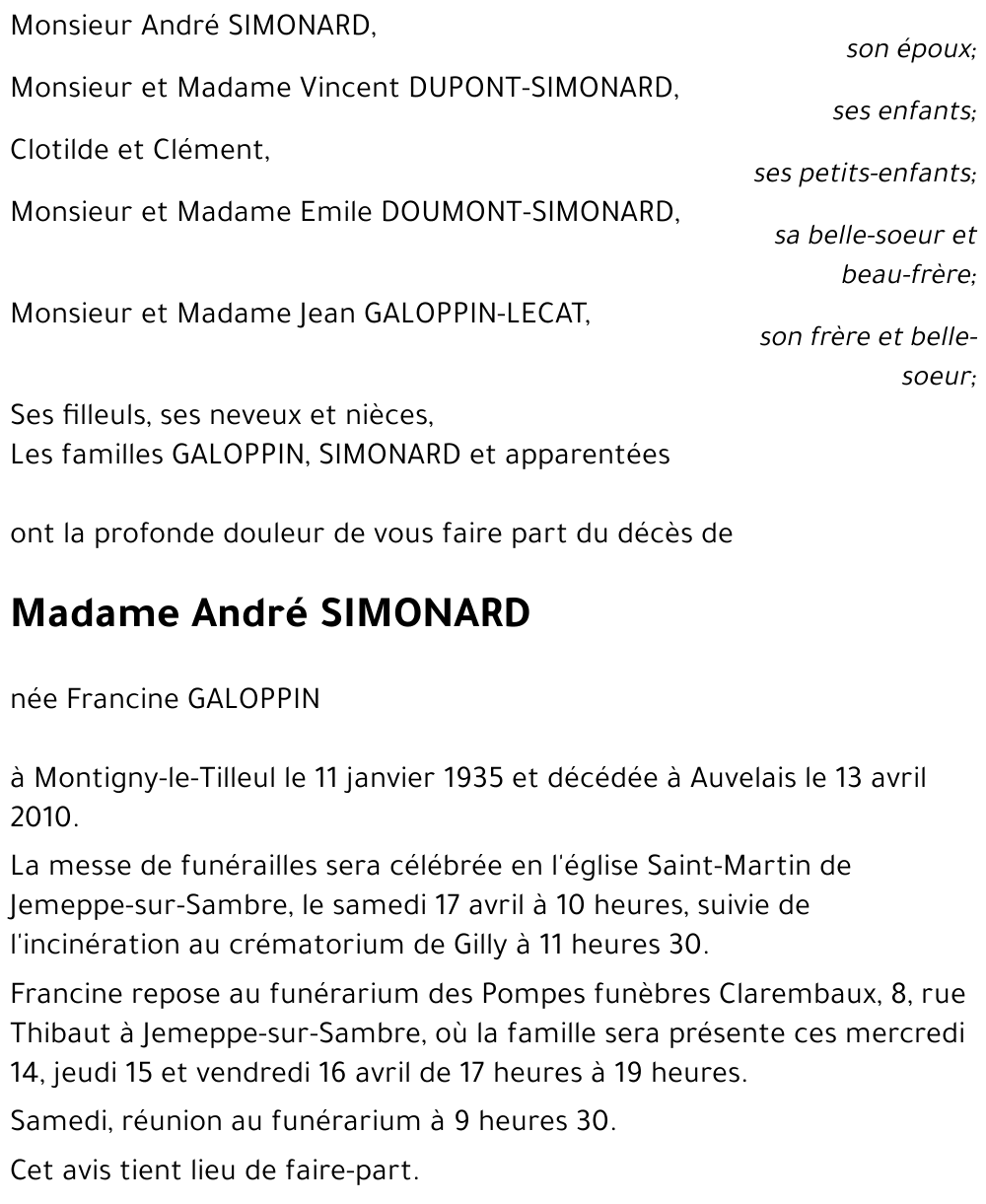 André SIMONARD