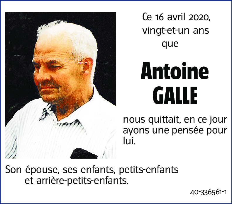 Antoine GALLE
