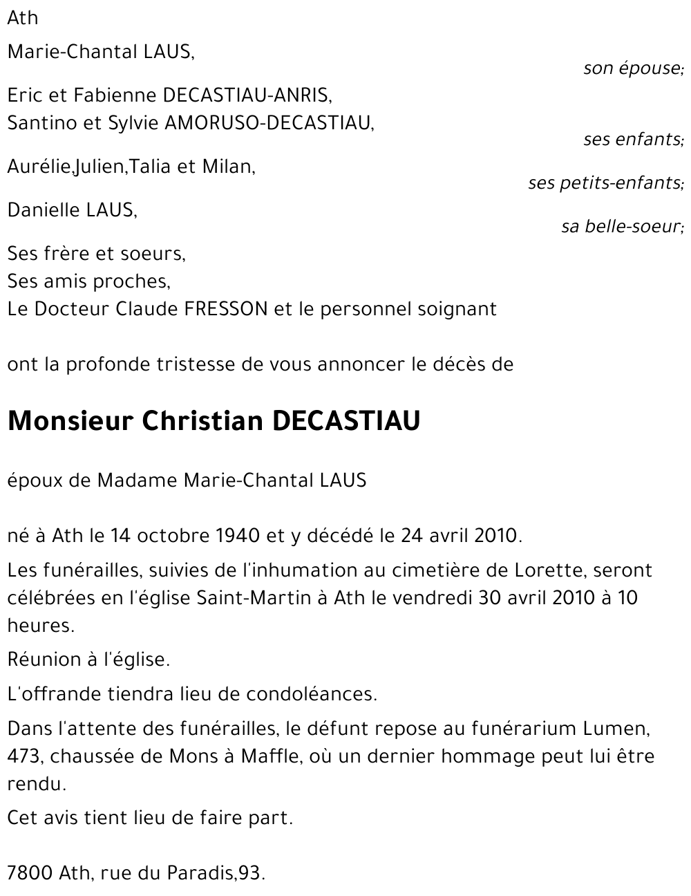 Christian Decastiau