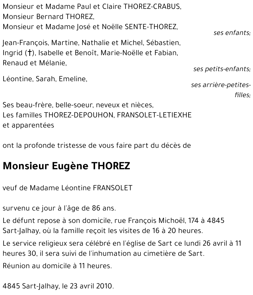 Eugène THOREZ