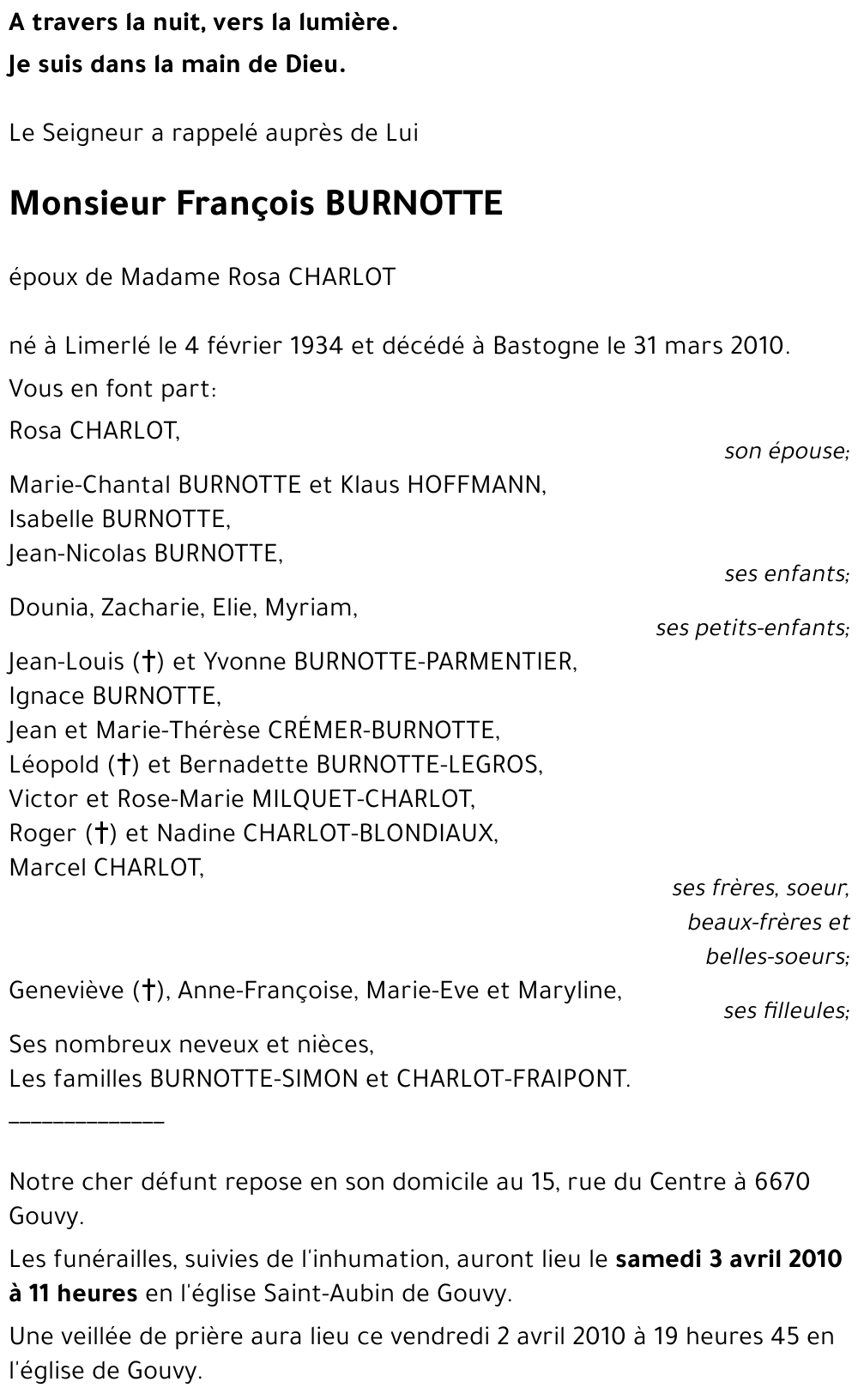 François BURNOTTE