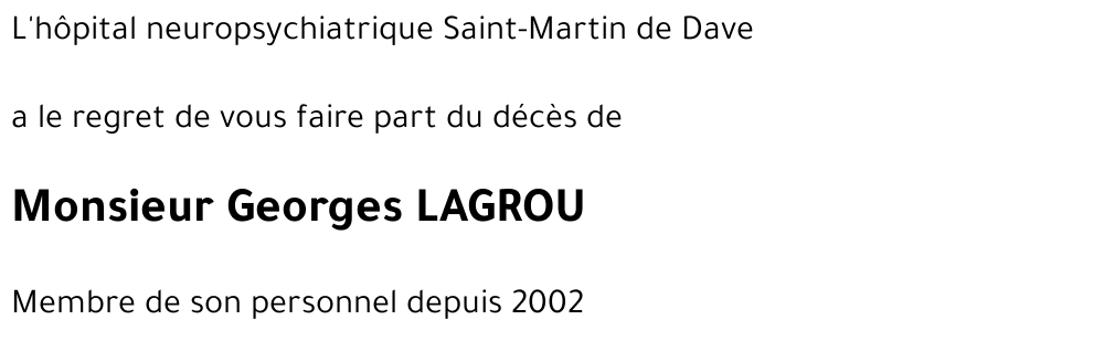 Georges LAGROU