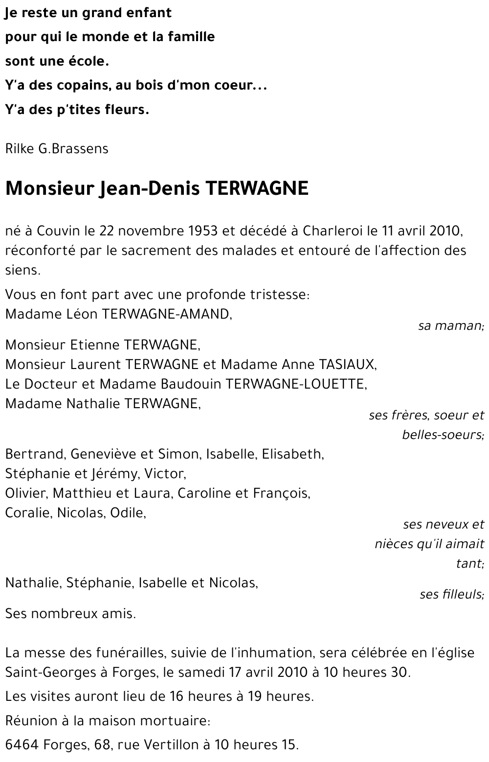 Jean-Denis TERWAGNE