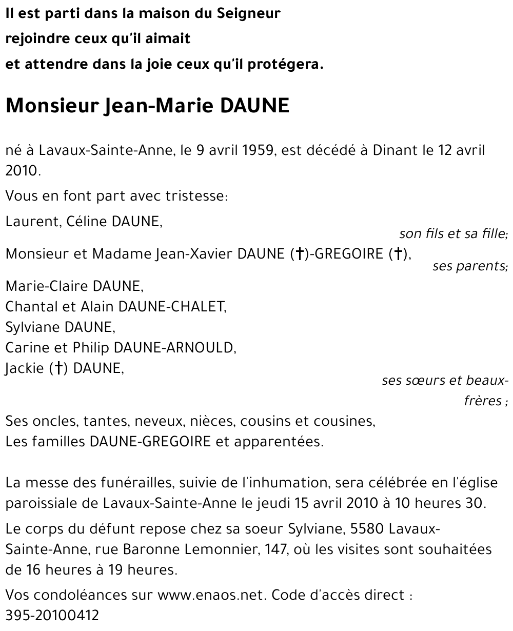 Jean-Marie DAUNE