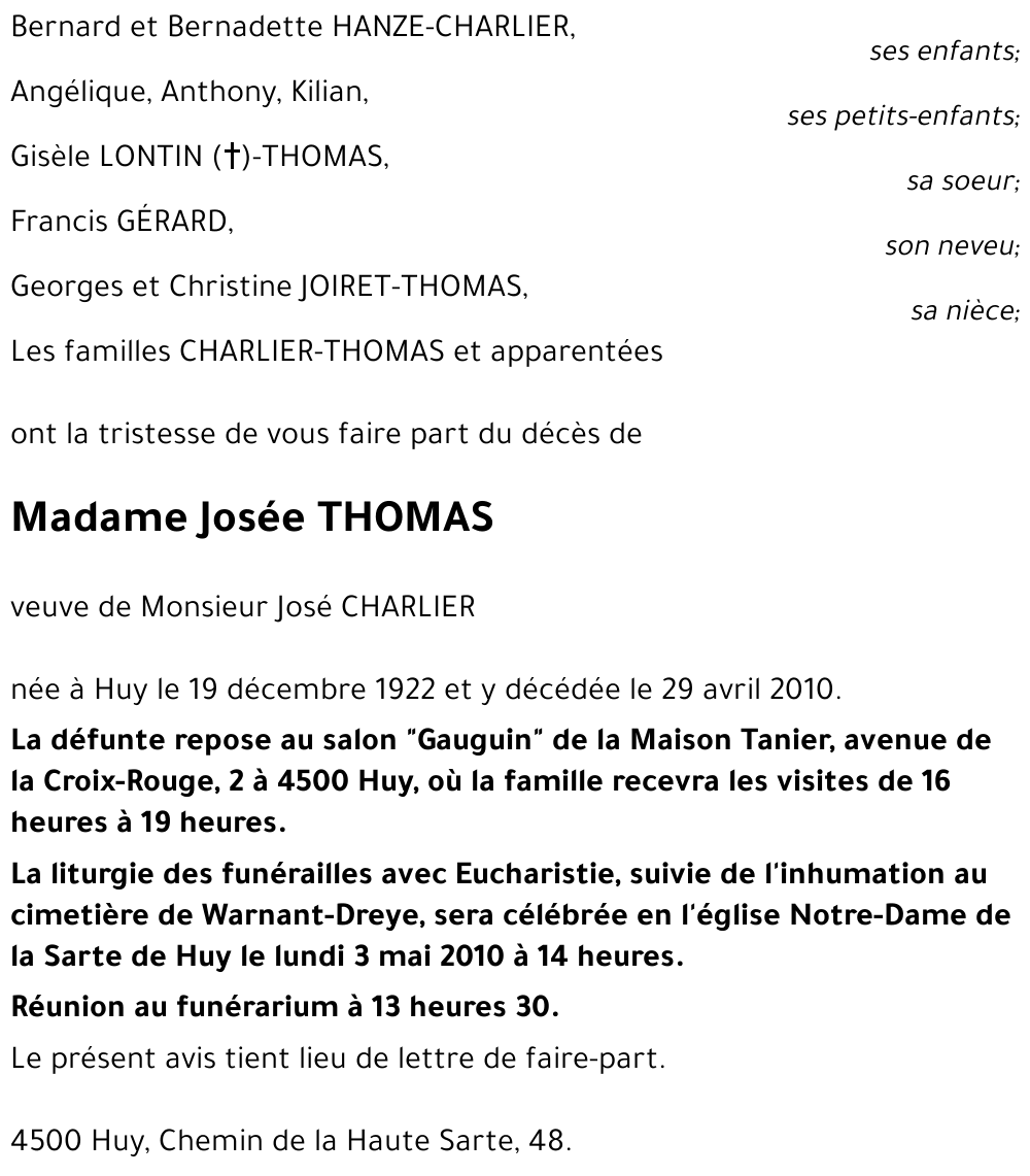 Josée THOMAS